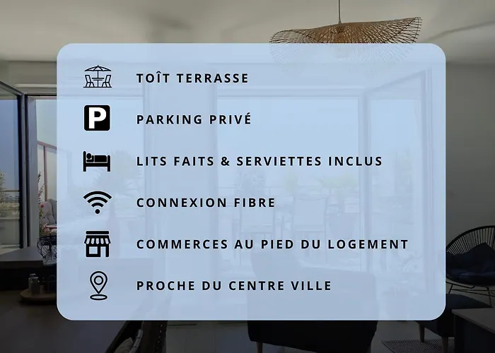 Cosy 2 Ch Avec Toit Terrasse & Parking - Lumineux Et Calme Appartamento Les Sables-dʼOlonne